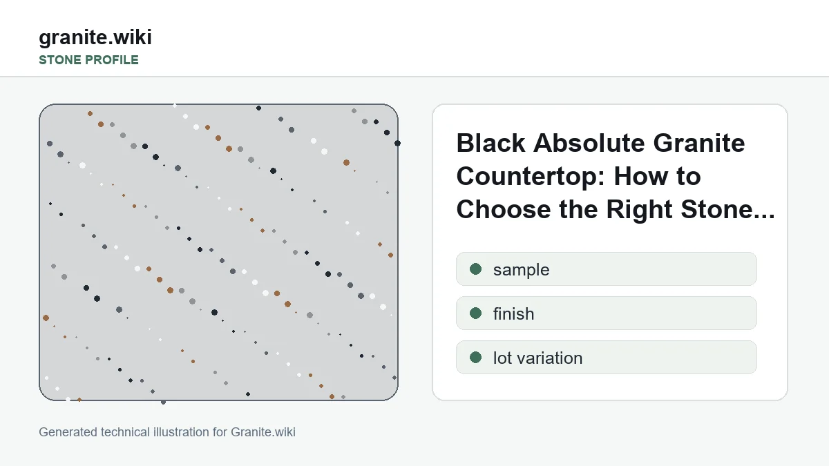 Black Absolute Granite Countertop: How to Choose the Right Stone for the Job