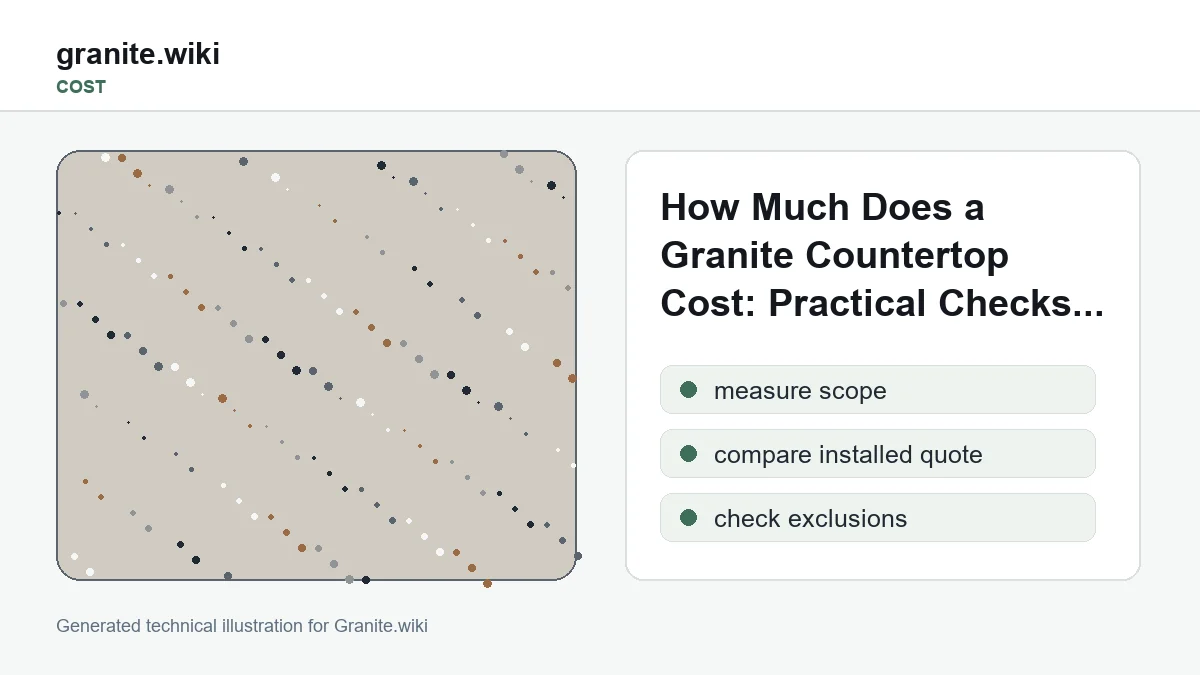 How Much Does a Granite Countertop Cost? Build a Comparable Quote