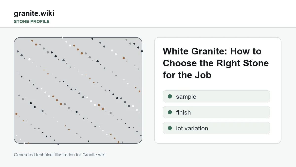 White Granite: How to Choose the Right Stone for the Job