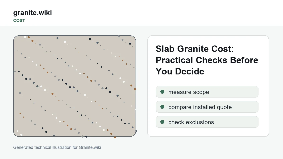 Slab Granite Cost: What the Quote Actually Includes